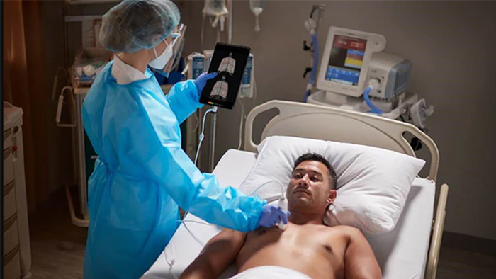 Real time blood flow