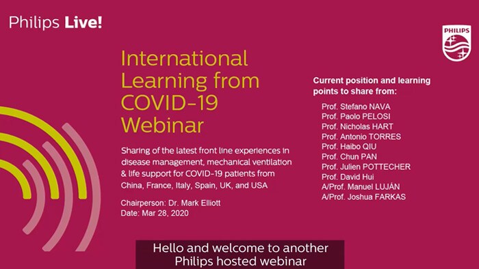 COVID-19 Webinar 2: International Learning from COVID-19 – Part 1 video thumbnail