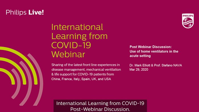 COVID-19 Webinar 2: International Learning from COVID-19 – Part 2 video thumbnail