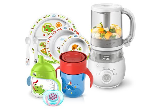 Growing up baby products : toddler feeding drinking and food maker 