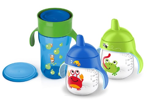 Leak proof sippy cups Philips Avent