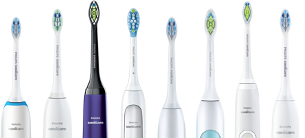 Philips Sonicare electric toothbrushes