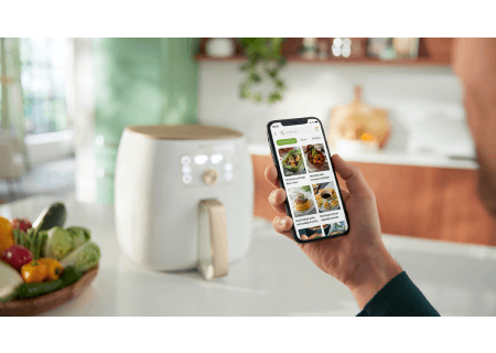 Philips NutriU app, smart app for recipes