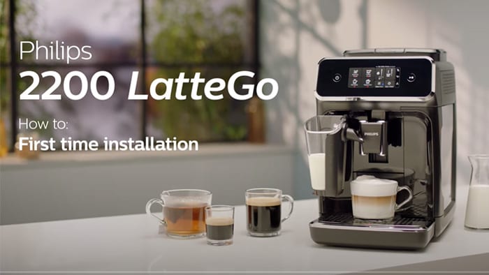 How to use Philips 1200 latte go series