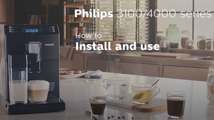 How to use Philips 3100 and 4000 series