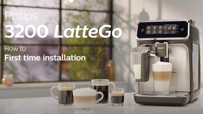 How to use Philips 3200 latte go series