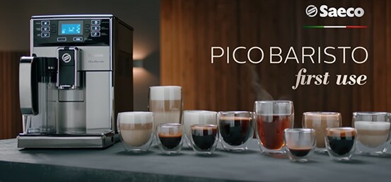 PICO BARISTO first use