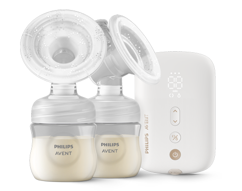 Comfort Double electric breast pump and nipples Philips Avent