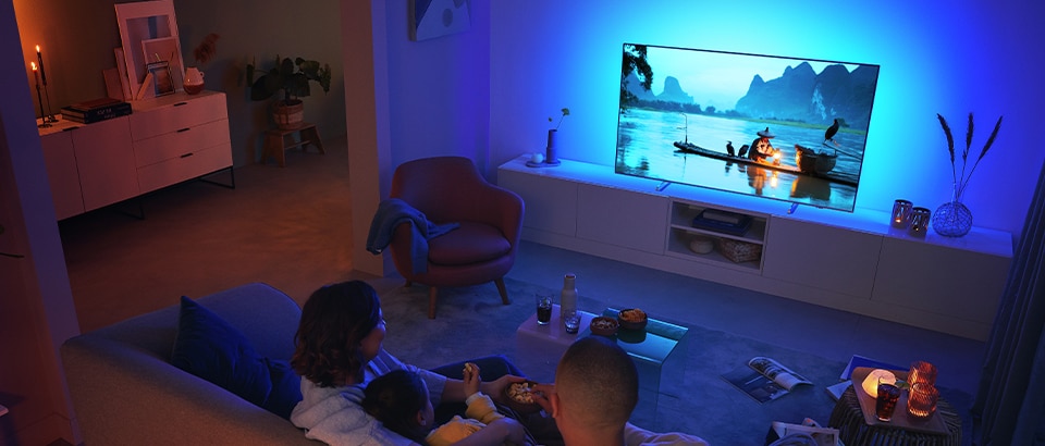 Philips Ambilight TV | Best TV for Movies, Cinema night