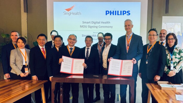 SingHealth and Philips sign MOU to advance digital-first healthcare to future-proof care delivery